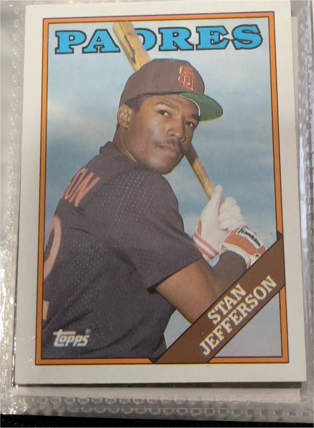 1988 Topps #223 Stan Jefferson — front