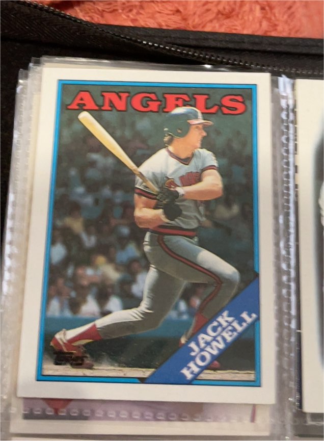 1988 Topps #631 Jack Howell — front