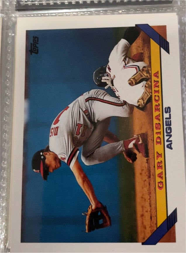 1993 Topps #157 Gary DiSarcina — front