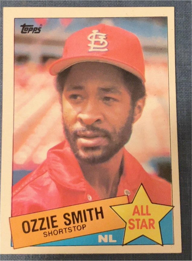 1985 Topps #715 Ozzie Smith — front