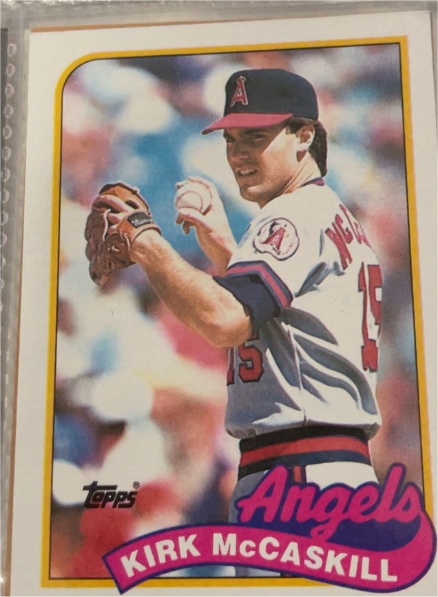 1989 Topps #421 Kirk McCaskill — front