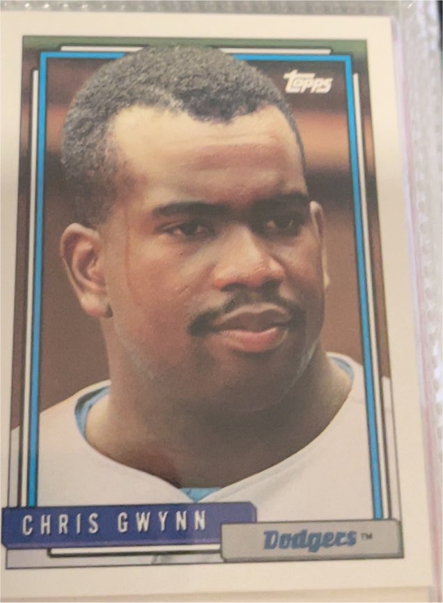 1992 Topps #604 Chris Gwynn — front