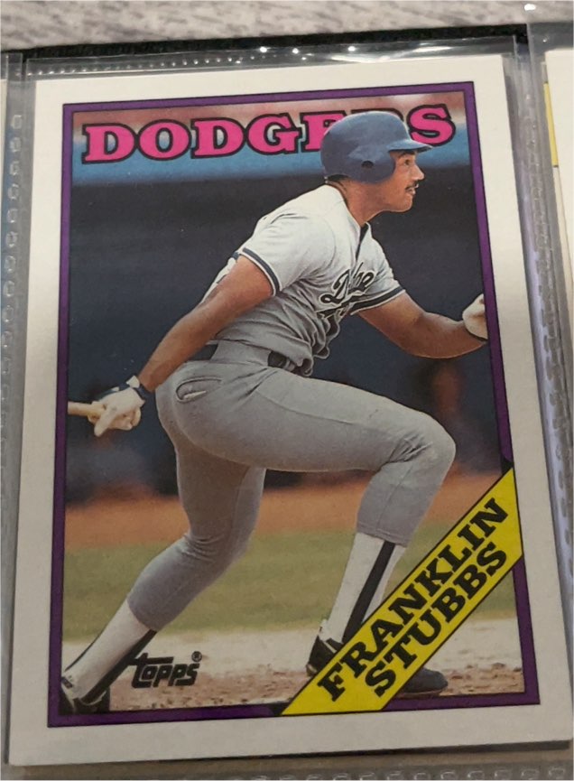 1988 Topps #198 Franklin Stubbs — front