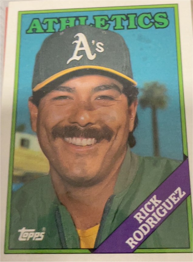 1988 Topps #166 Rick Rodriguez — front