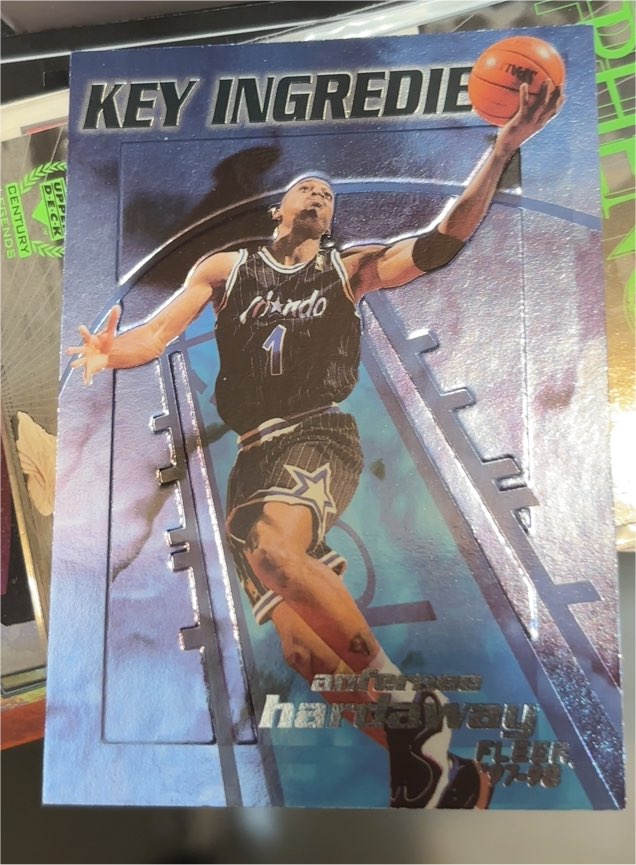 1997-98 Fleer #3 Anfernee Hardaway Key Ingredient — front