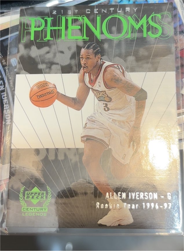 1998 Upper Deck Century Legends #54 Allen Iverson — front