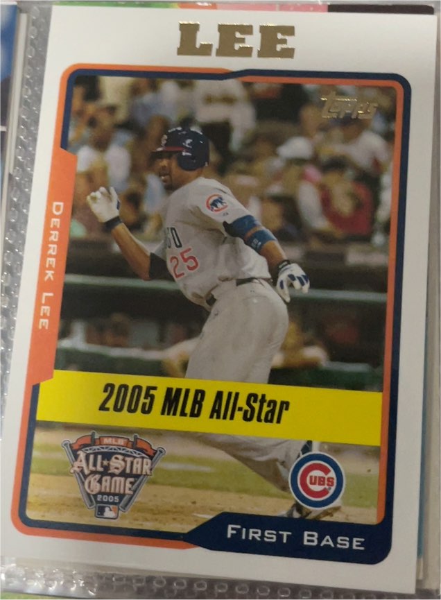 2005 Topps Update #UH188 Derrek Lee — front
