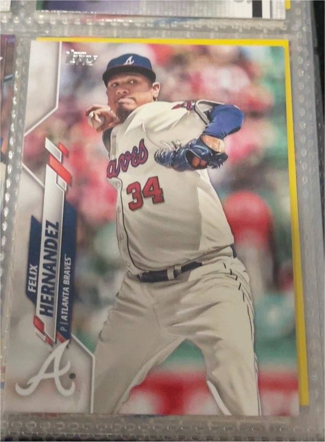 2020 Topps #521 Felix Hernandez — front