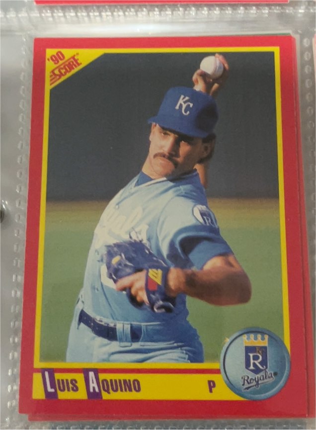 1990 Score #432 Luis Aquino — front
