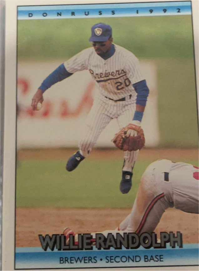 1992 Donruss #625 Willie Randolph — front