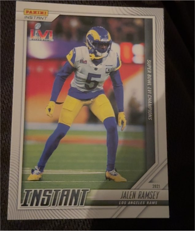2021 Panini Instant #23 Jalen Ramsey — front