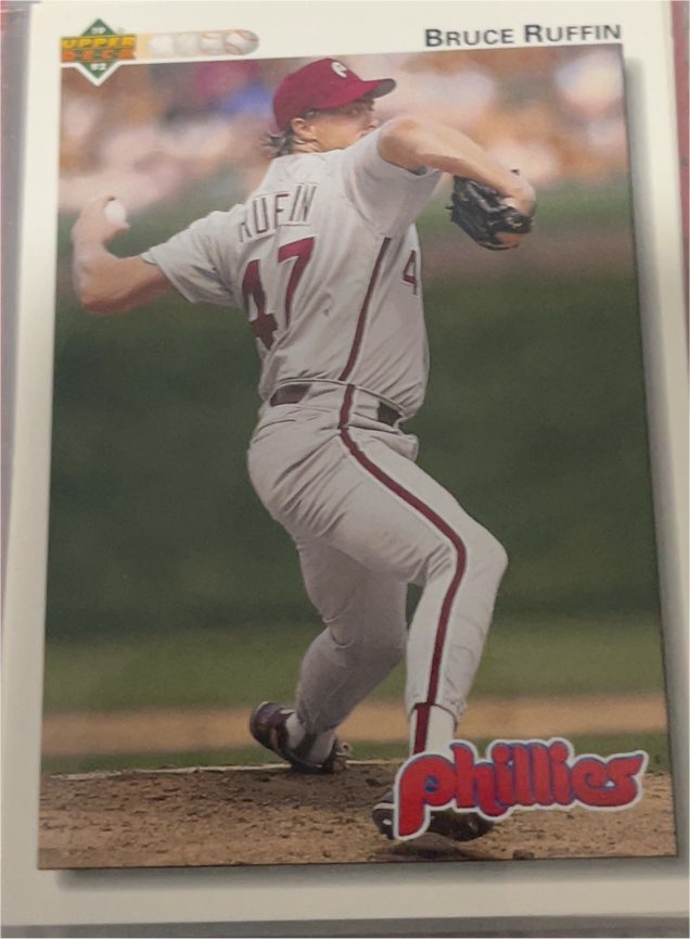 1992 Upper Deck #309 Bruce Ruffin — front