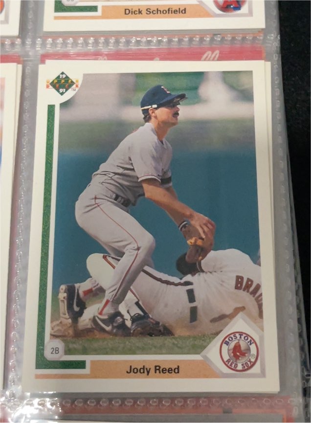 1991 Upper Deck #184 Jody Reed — front