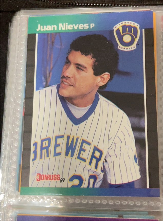 1989 Donruss #575 Juan Nieves — front