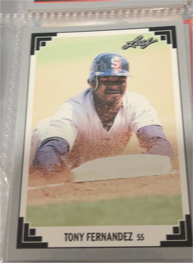 1991 Leaf #315 Tony Fernandez — front