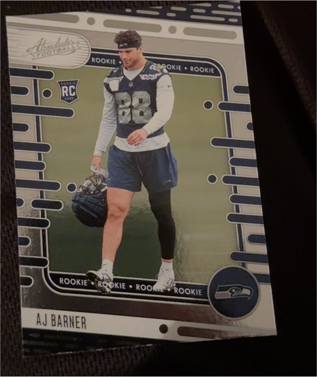 2024 Panini Absolute #184 AJ Barner — front