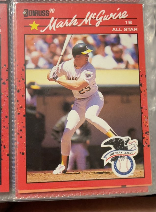 1990 Donruss #697 Mark McGwire All-Star — front