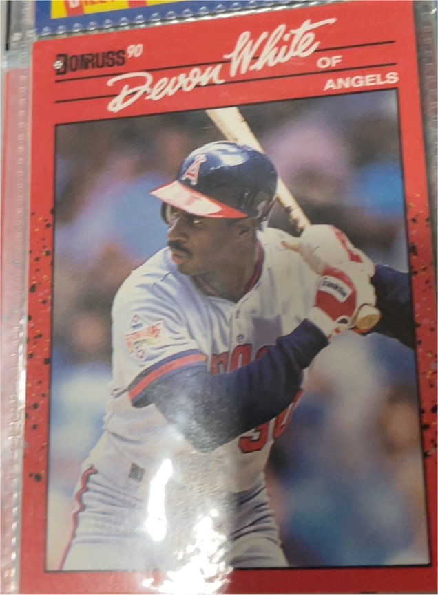 1990 Donruss #226 Devon White — front