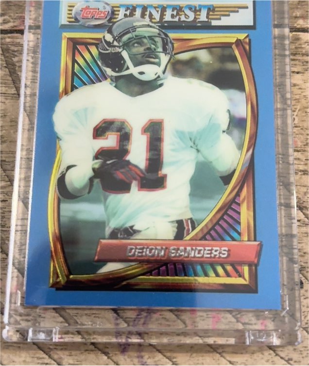 1994 Topps Finest #206 Deion Sanders — front