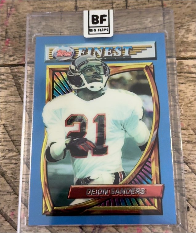 1994 Topps Finest #206 Deion Sanders — front
