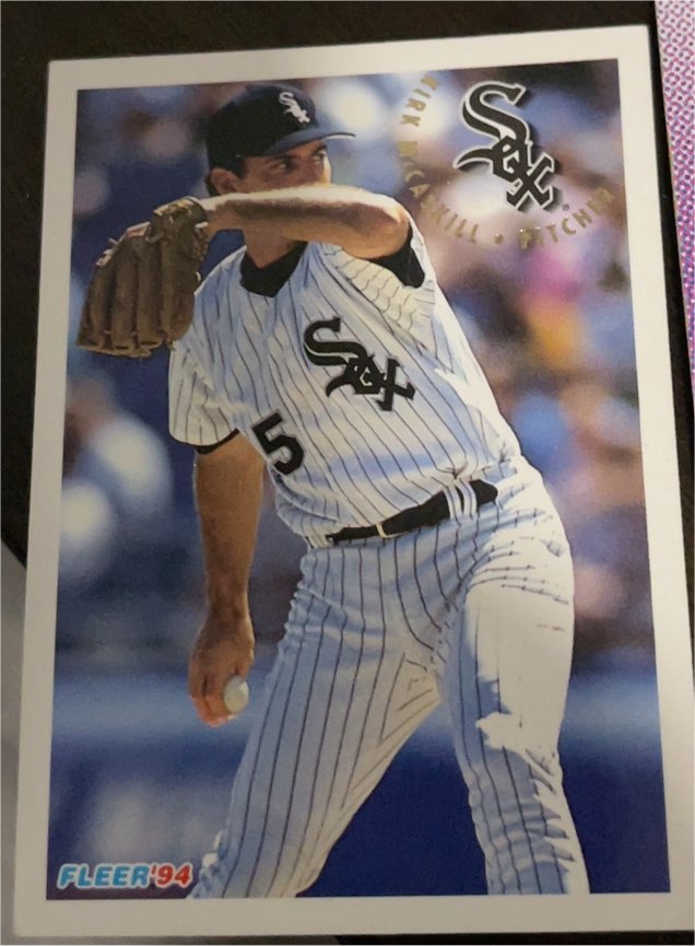 1994 Fleer #88 Kirk McCaskill — front