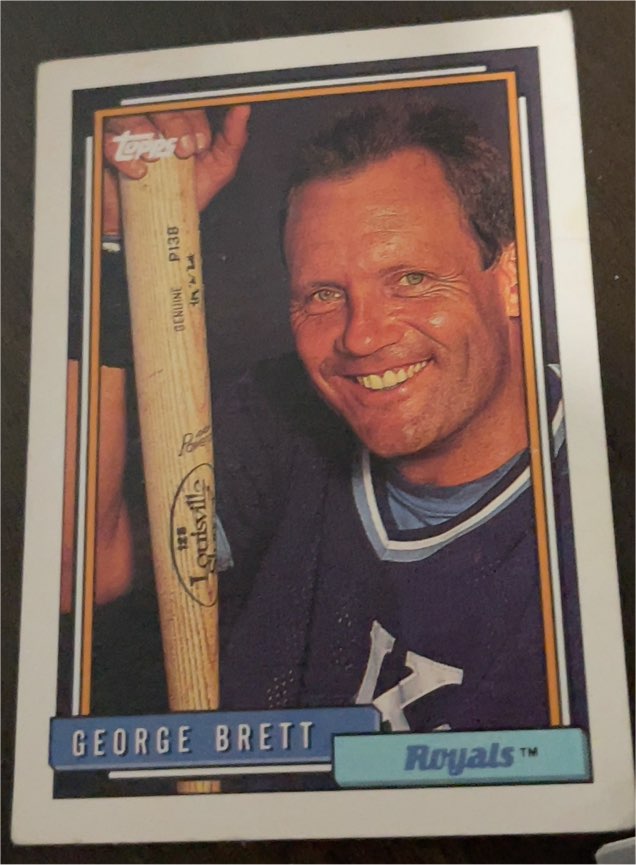 1992 Topps #620 George Brett — front