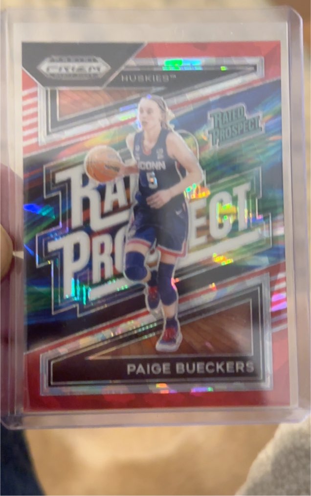 2024 Panini Prizm Draft Picks Rated Prospect #2 Paige Bueckers — front