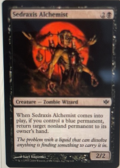 2009 Magic: The Gathering Conflux #54/145 Sedraxis Alchemist — front