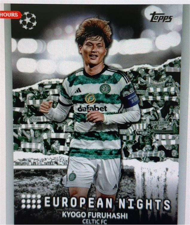 2023-24 Topps UEFA Club Competitions #EN-9 Kyogo Furuhashi European Nights — front