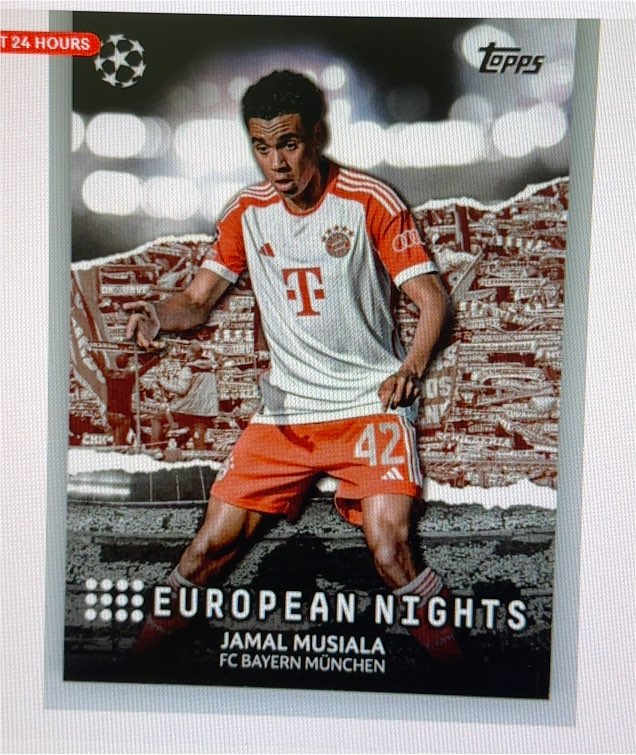 2023-24 Topps UEFA Club Competitions European Nights #EN-11 Jamal Musiala — front