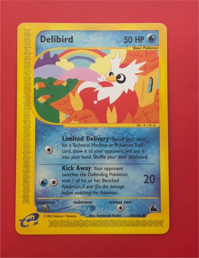 2003 Skyridge #49 Delibird — front