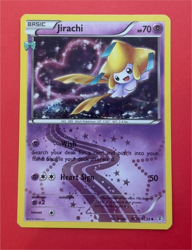2016 Pokémon Generations Radiant Collection #RC13/RC32 Jirachi — front