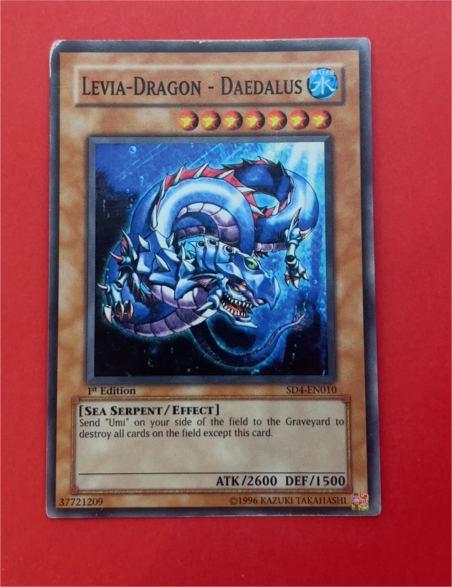 Yu-Gi-Oh! SD4-EN010 Levia-Dragon - Daedalus — front