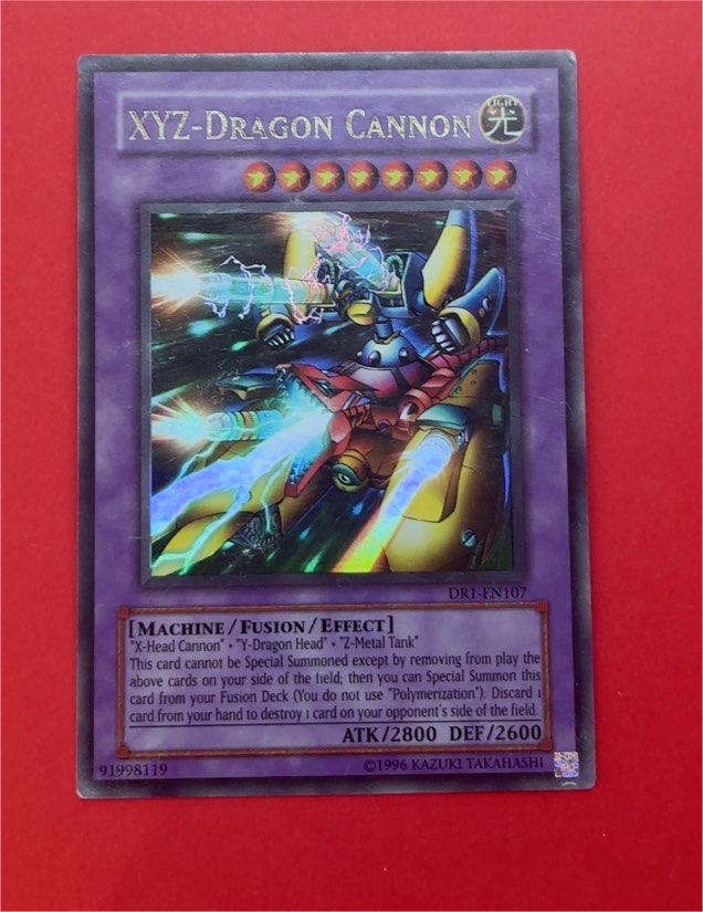 Yu-Gi-Oh! DR1-EN107 XYZ-Dragon Cannon — front