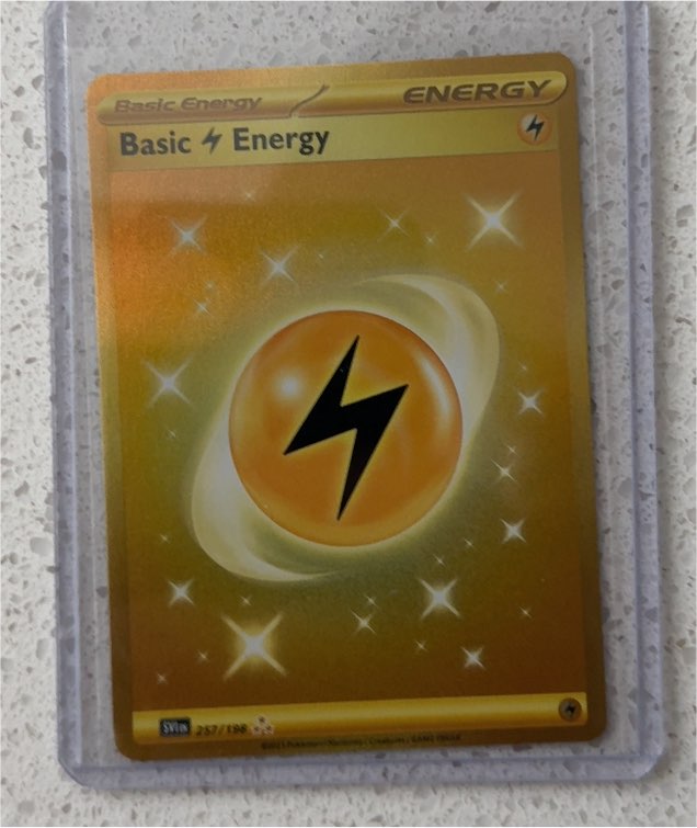 2023 Pokémon Scarlet & Violet #257 Basic Lightning Energy — front