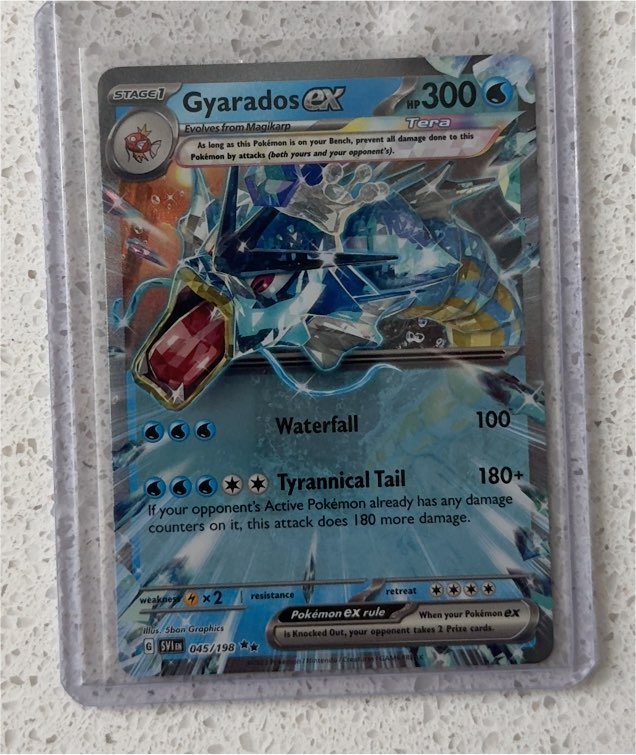 2023 Pokémon TCG Scarlet & Violet Base Set #045 Gyarados ex — front