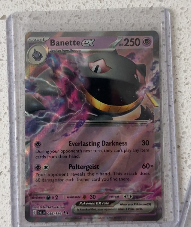 2023 Pokémon Scarlet & Violet #088 Banette EX — front