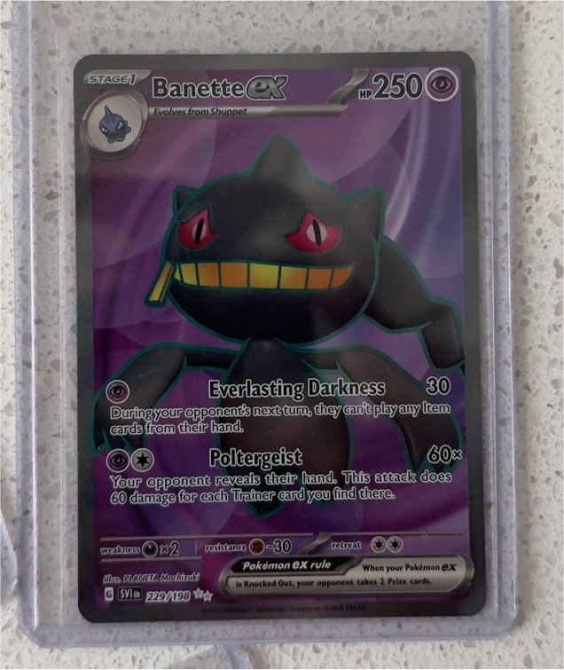 2023 Pokémon Scarlet & Violet #229/198 Banette ex — front