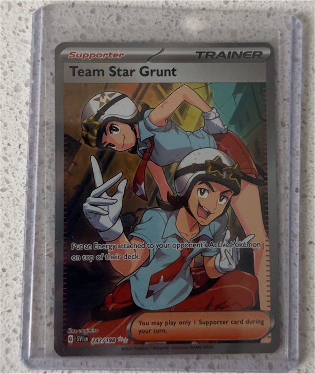 2023 Pokémon TCG Scarlet & Violet #242 Team Star Grunt — front