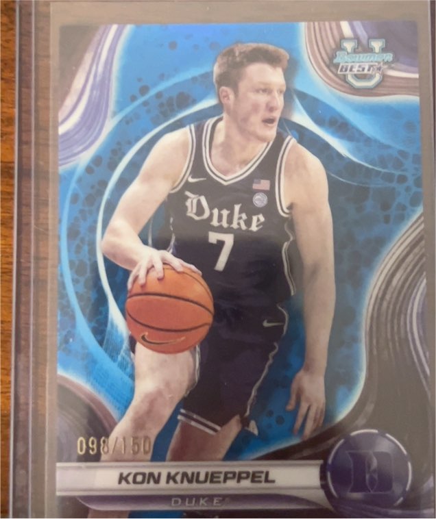 2025 Bowman Best U #48 Kon Knueppel — front