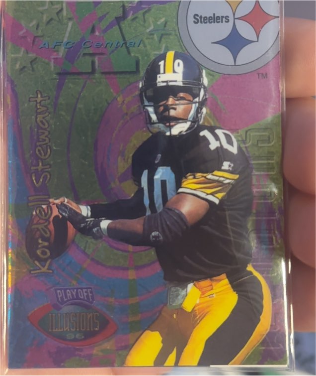 1996 Playoff Illusions #10 Kordell Stewart — front