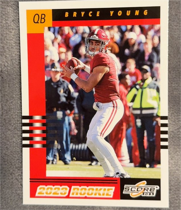 2023 Panini Score #1 Bryce Young Rookie — front