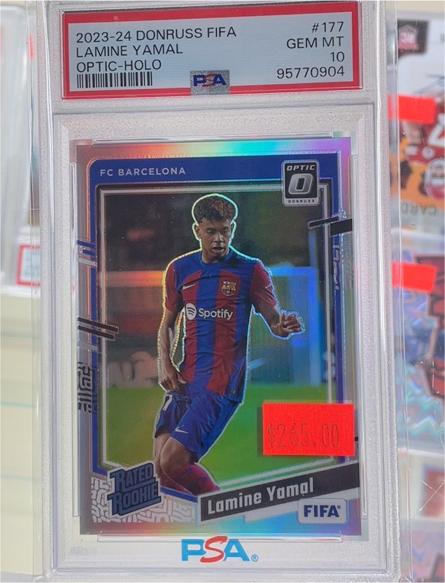 2023-24 Donruss FIFA #177 Lamine Yamal Optic-Holo — front