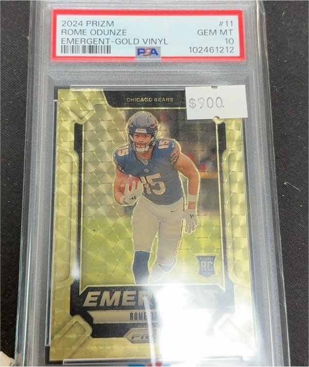 2024 Panini Prizm #11 Rome Odunze — front