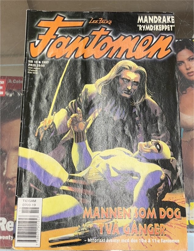 Fantomen #19 (1997) Swedish Comic Magazine — front