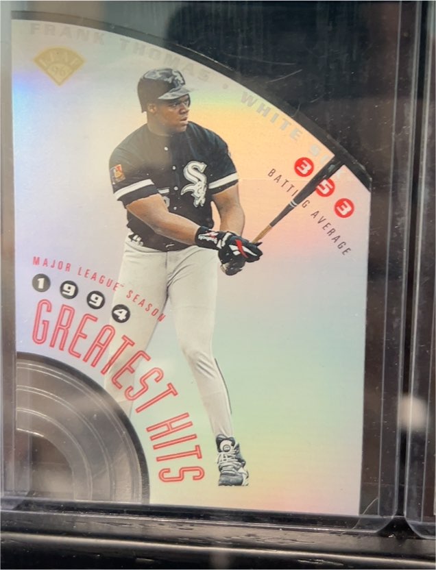1996 Leaf Thomas Greatest Hits #5 Frank Thomas 1994 — front