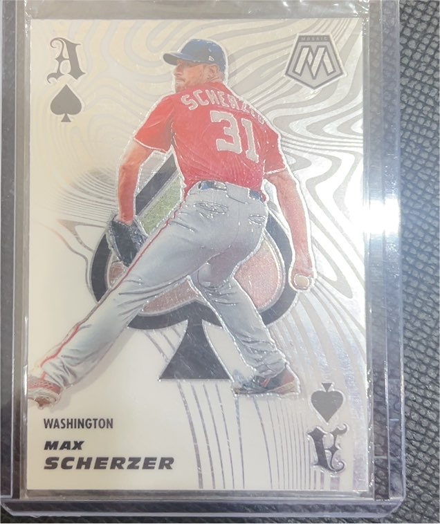 2021 Panini Mosaic #ACE9 Max Scherzer — front