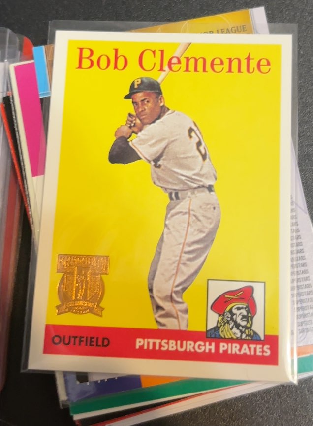 1998 Topps #4 Roberto Clemente 1958 Reprint — front