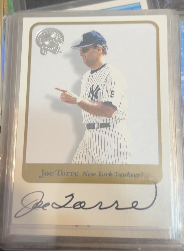 2001 Fleer Greats of the Game #? Joe Torre — front