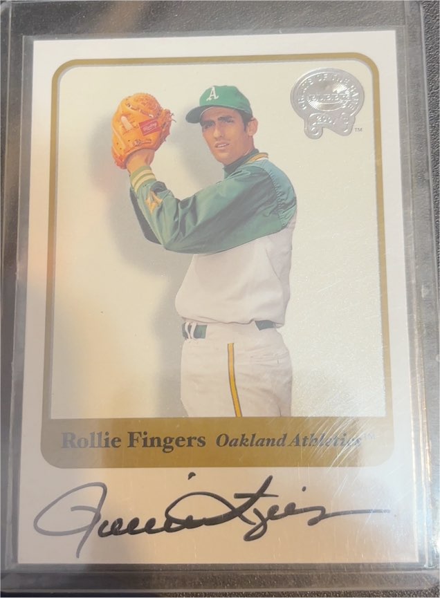 2001 Fleer Greats of the Game #21 Rollie Fingers — front